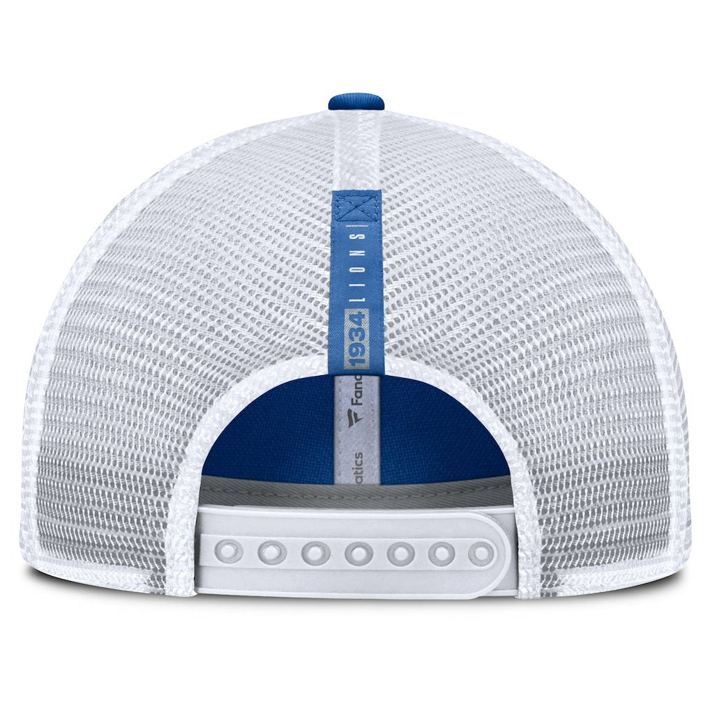 Detroit Lions Reverse Trucker Adjustable Hat - Blue/White discount
