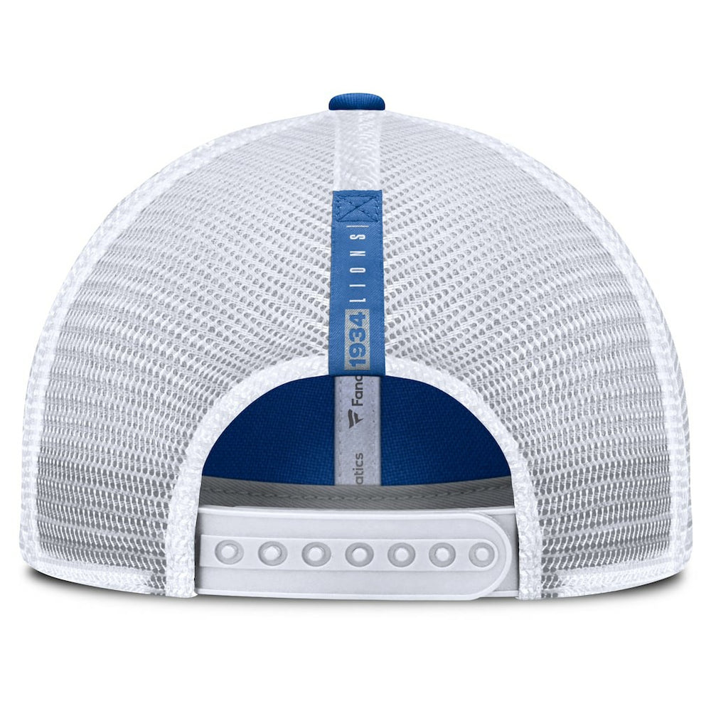 Detroit Lions Reverse Trucker Adjustable Hat - Blue/White discount