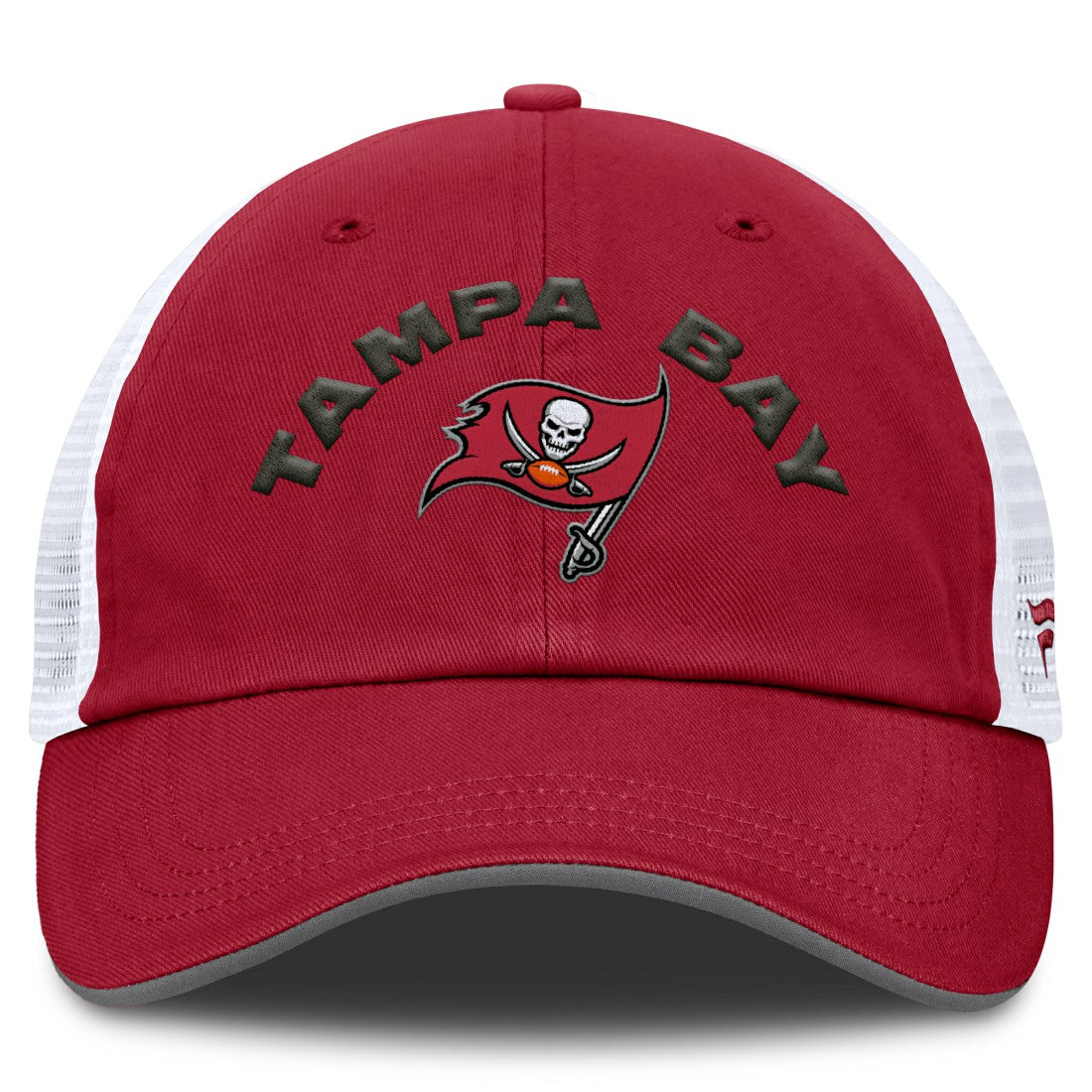 Tampa Bay Buccaneers Reverse Trucker Adjustable Hat - Red/White for sale