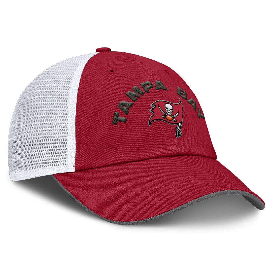 Tampa Bay Buccaneers Reverse Trucker Adjustable Hat - Red/White for sale