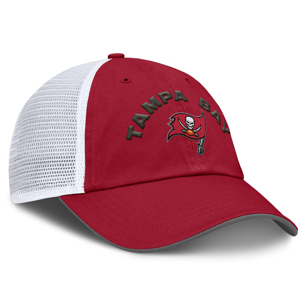 Tampa Bay Buccaneers Reverse Trucker Adjustable Hat - Red/White for sale