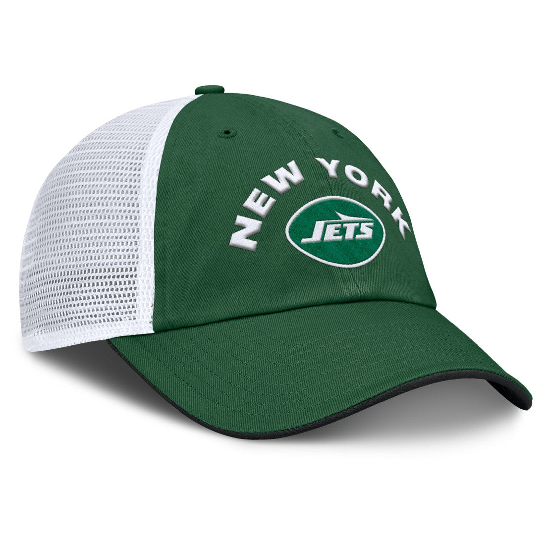 New York Jets Reverse Trucker Adjustable Hat - Green/White outlet