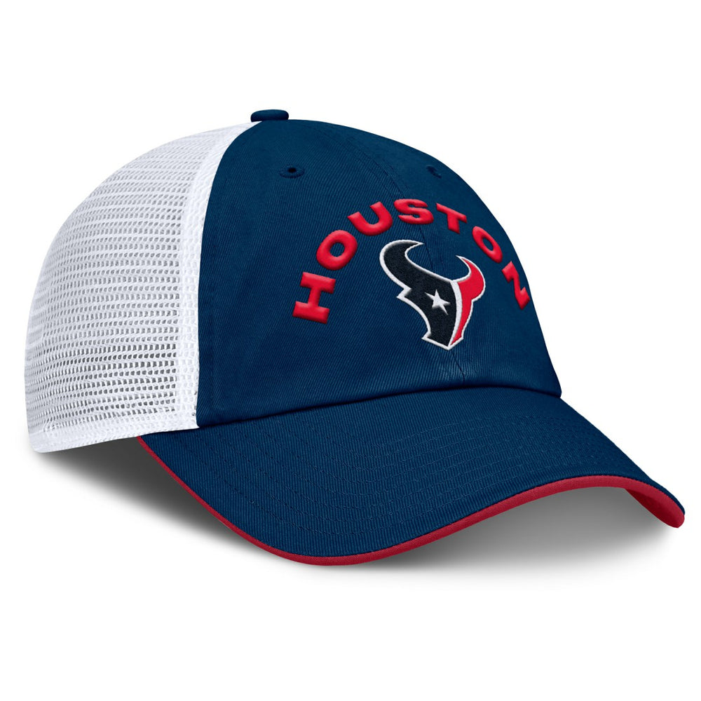 Houston Texans Reverse Trucker Adjustable Hat - Navy/White outlet