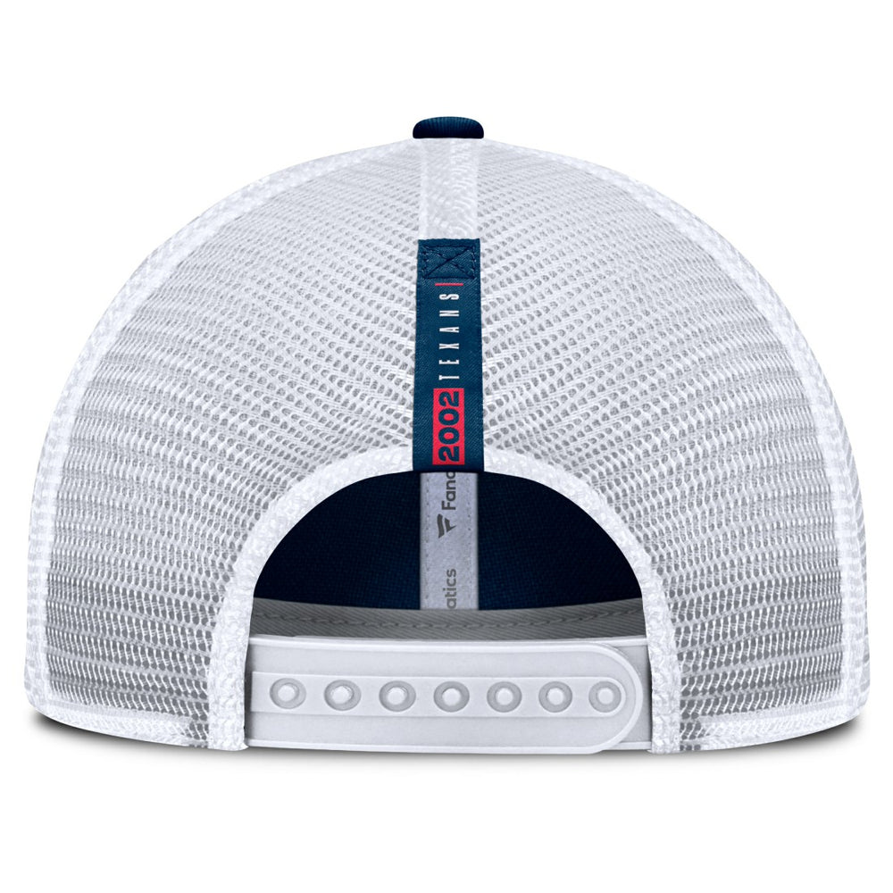 Houston Texans Reverse Trucker Adjustable Hat - Navy/White outlet