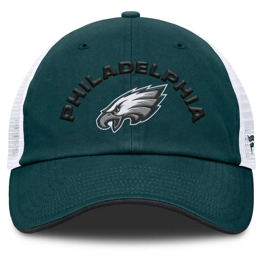 Philadelphia Eagles Reverse Trucker Adjustable Hat - Midnight Green/White discount