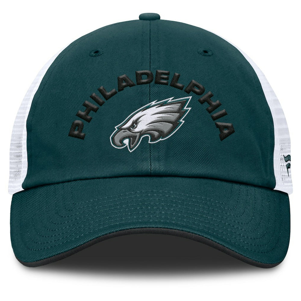 Philadelphia Eagles Reverse Trucker Adjustable Hat - Midnight Green/White discount
