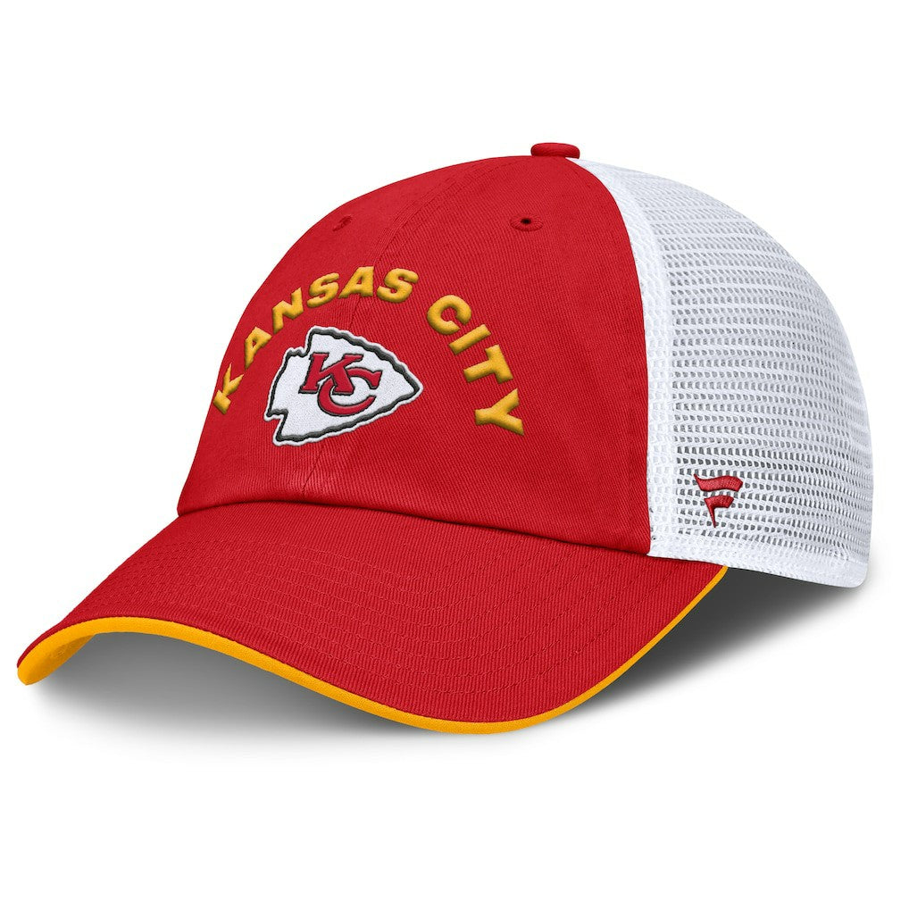 Kansas City Chiefs Reverse Trucker Adjustable Hat - Red/White sale