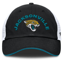 Jacksonville Jaguars Reverse Trucker Adjustable Hat - Black/White outlet