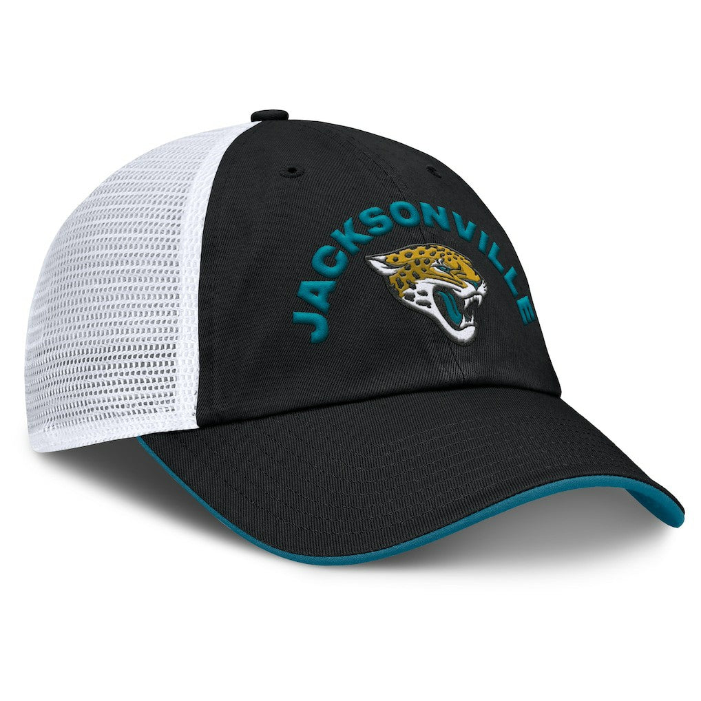 Jacksonville Jaguars Reverse Trucker Adjustable Hat - Black/White outlet
