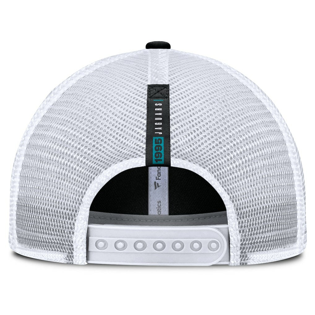 Jacksonville Jaguars Reverse Trucker Adjustable Hat - Black/White outlet