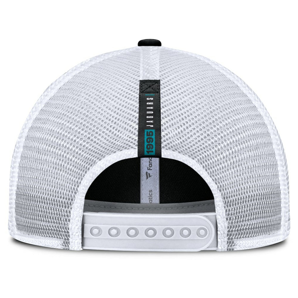 Jacksonville Jaguars Reverse Trucker Adjustable Hat - Black/White outlet