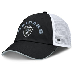 Las Vegas Raiders Reverse Trucker Adjustable Hat - Black/White online