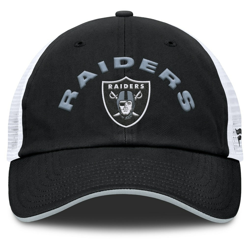Las Vegas Raiders Reverse Trucker Adjustable Hat - Black/White online