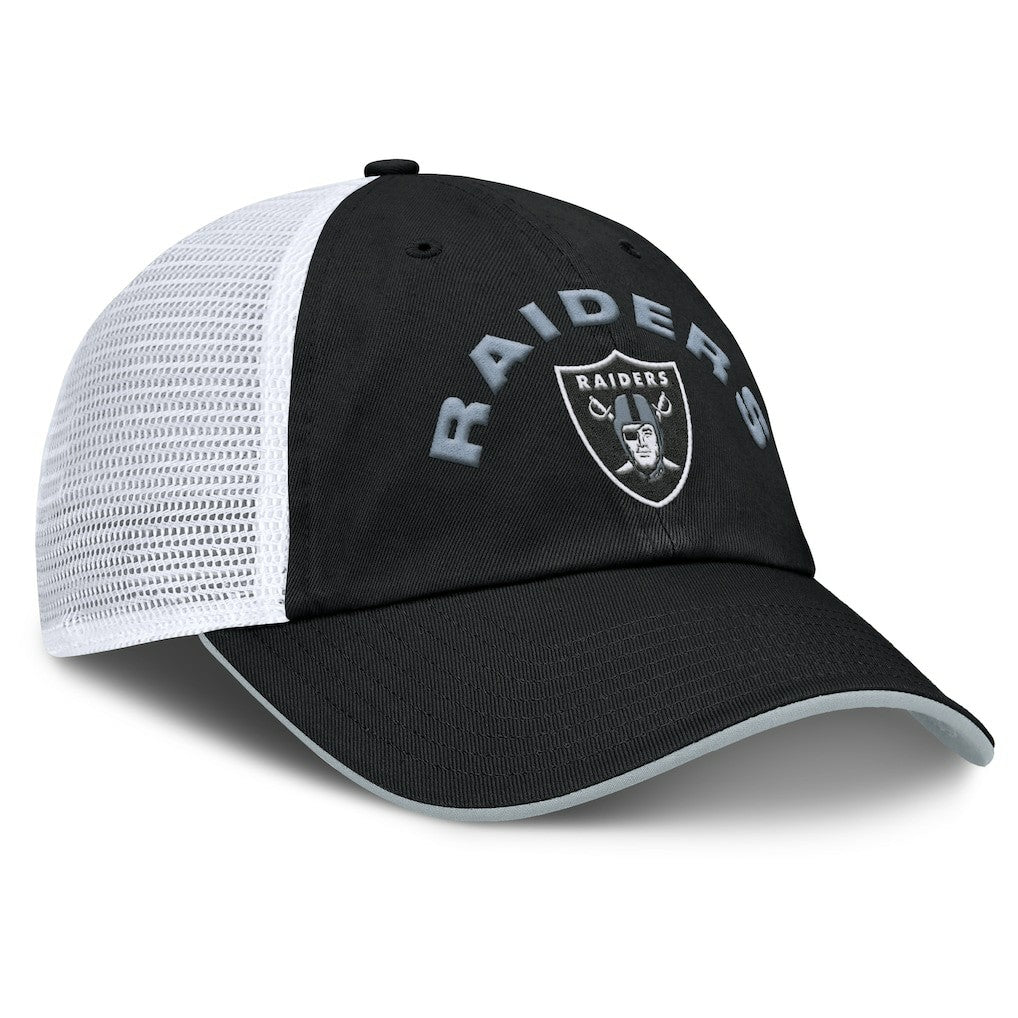 Las Vegas Raiders Reverse Trucker Adjustable Hat - Black/White online