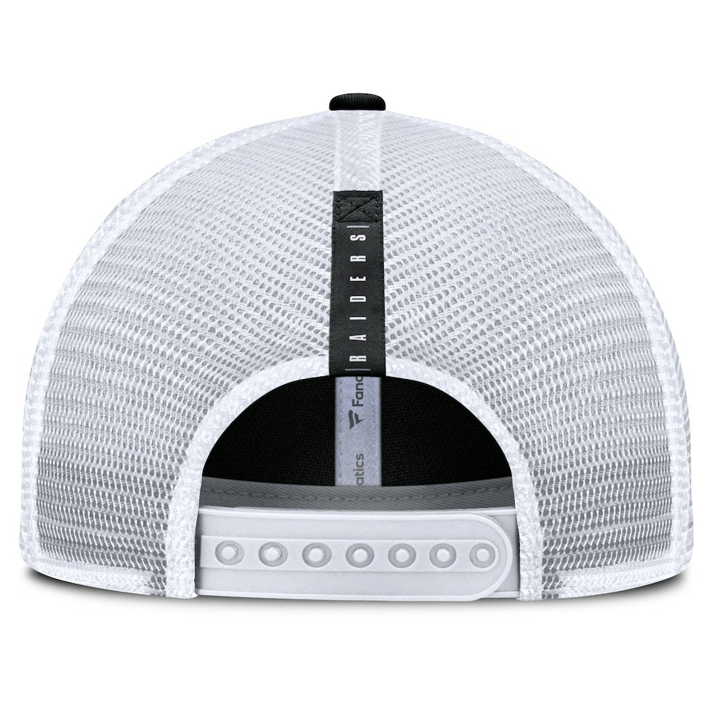 Las Vegas Raiders Reverse Trucker Adjustable Hat - Black/White online