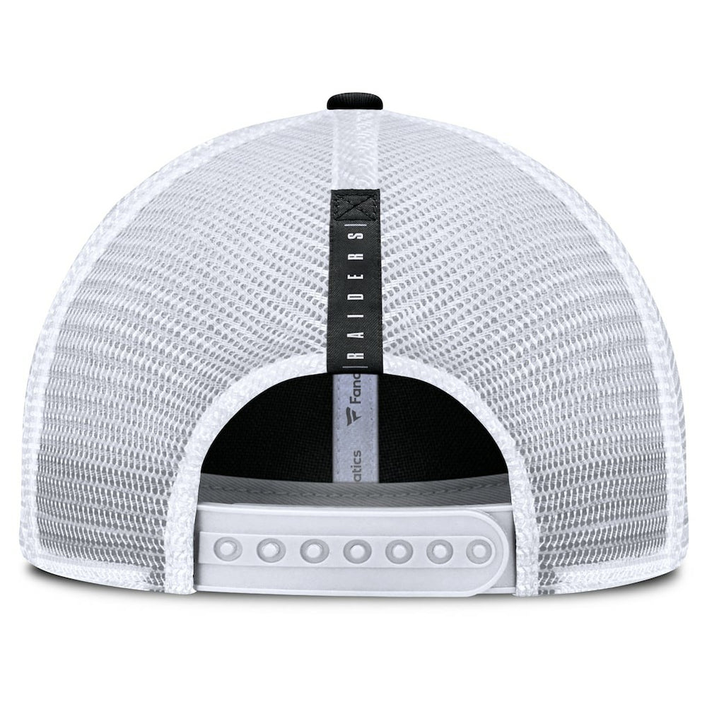 Las Vegas Raiders Reverse Trucker Adjustable Hat - Black/White online