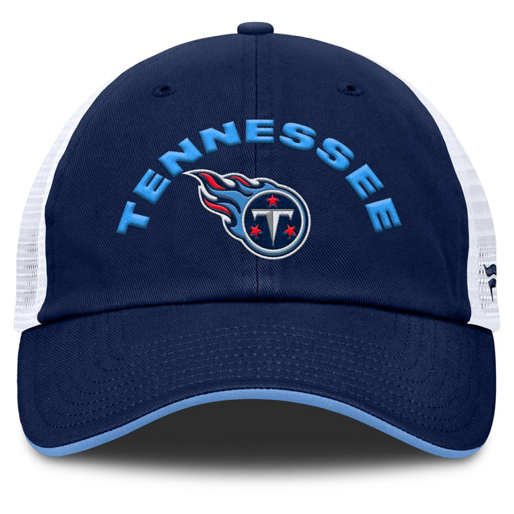 Tennessee Titans Reverse Trucker Adjustable Hat - Navy/White sale