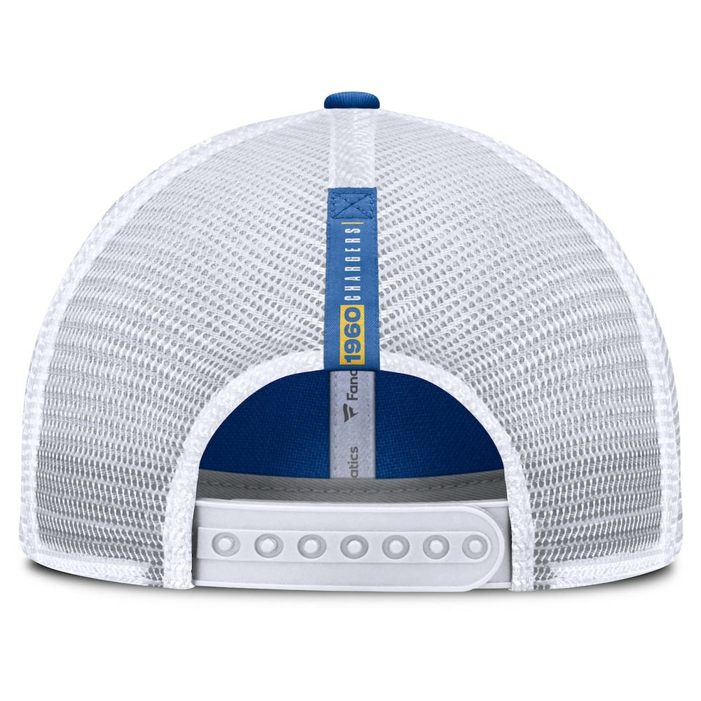 Los Angeles Chargers Reverse Trucker Adjustable Hat - Powder Blue/White cheap