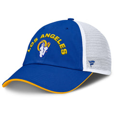 Los Angeles Rams Reverse Trucker Adjustable Hat - Royal/White outlet