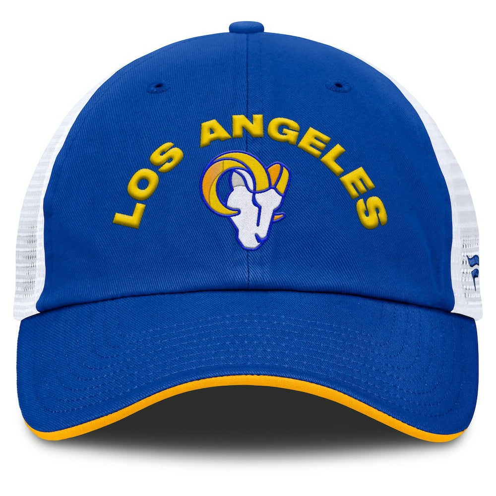 Los Angeles Rams Reverse Trucker Adjustable Hat - Royal/White outlet