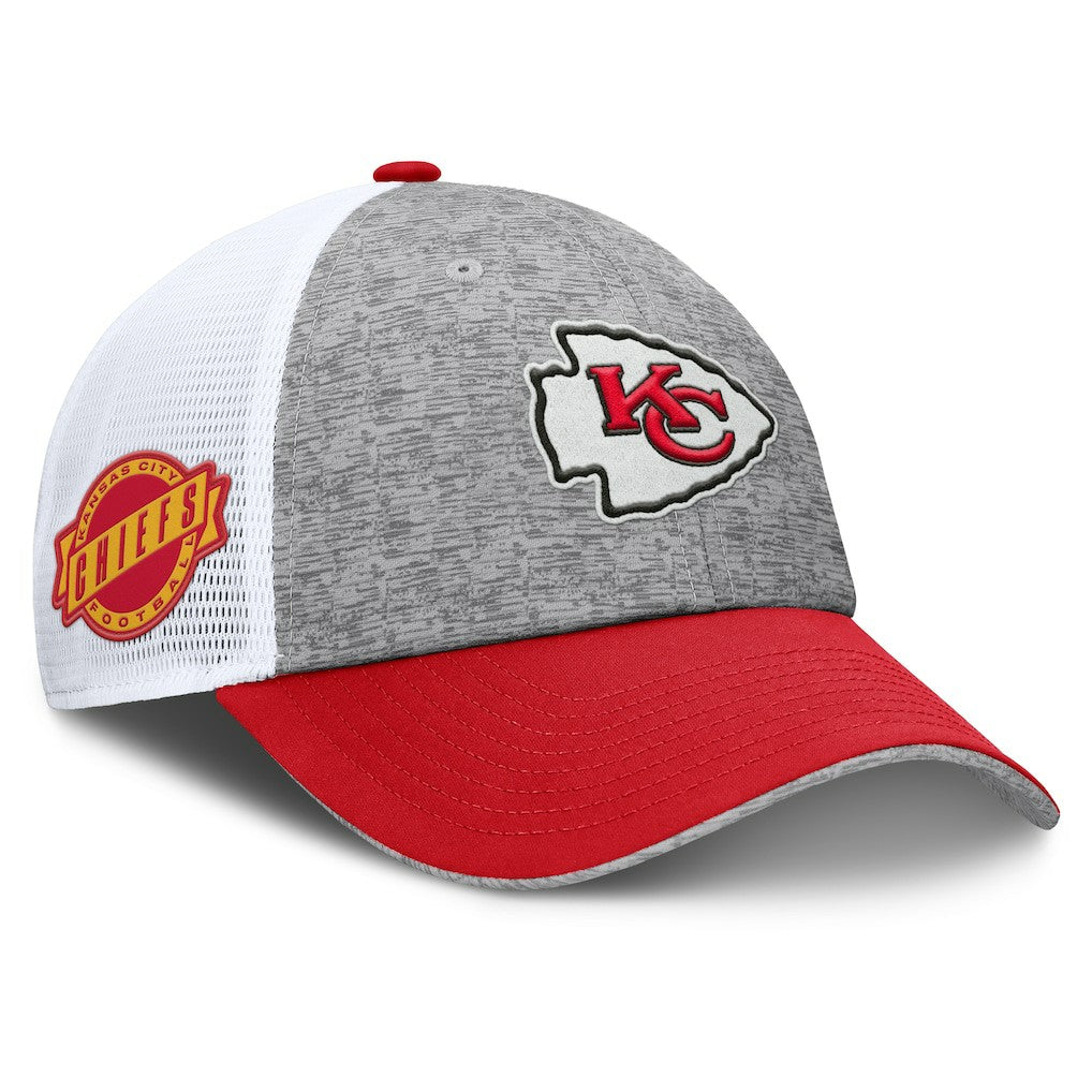 Kansas City Chiefs Option Trucker Adjustable Hat - Gray/Red on sale