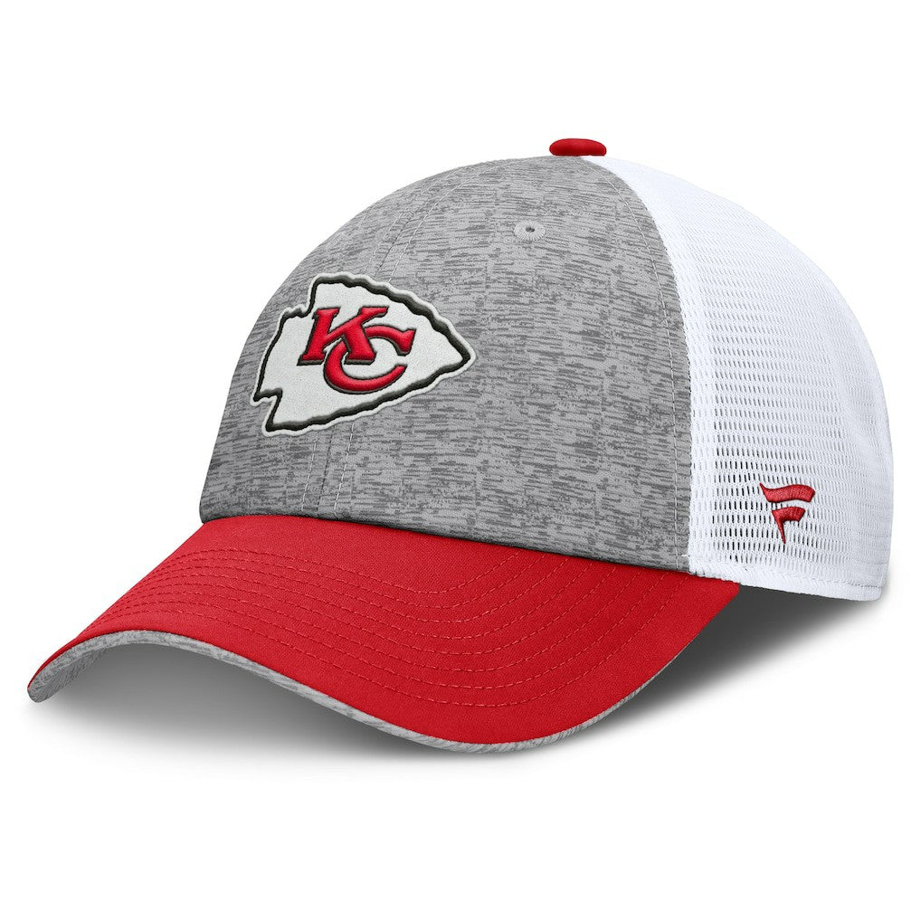 Kansas City Chiefs Option Trucker Adjustable Hat - Gray/Red on sale