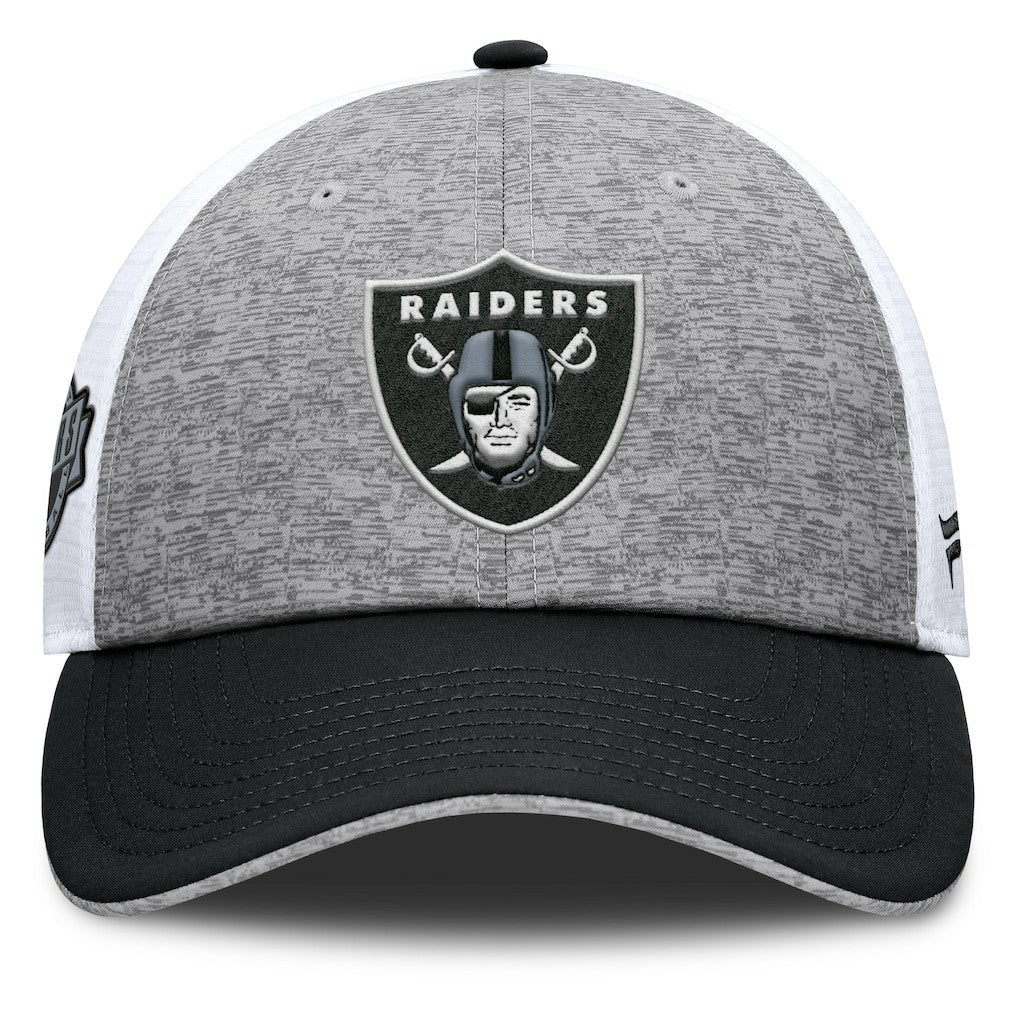Las Vegas Raiders Option Trucker Adjustable Hat - Gray/Black for sale