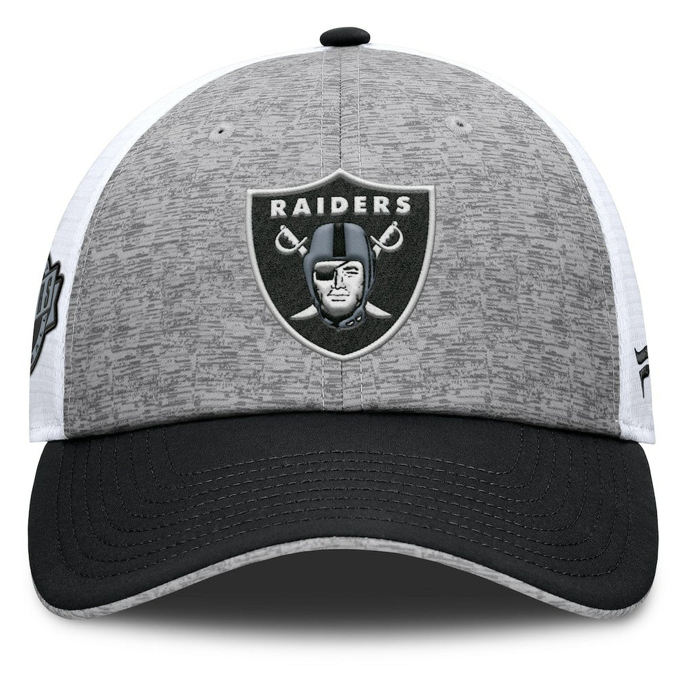 Las Vegas Raiders Option Trucker Adjustable Hat - Gray/Black for sale