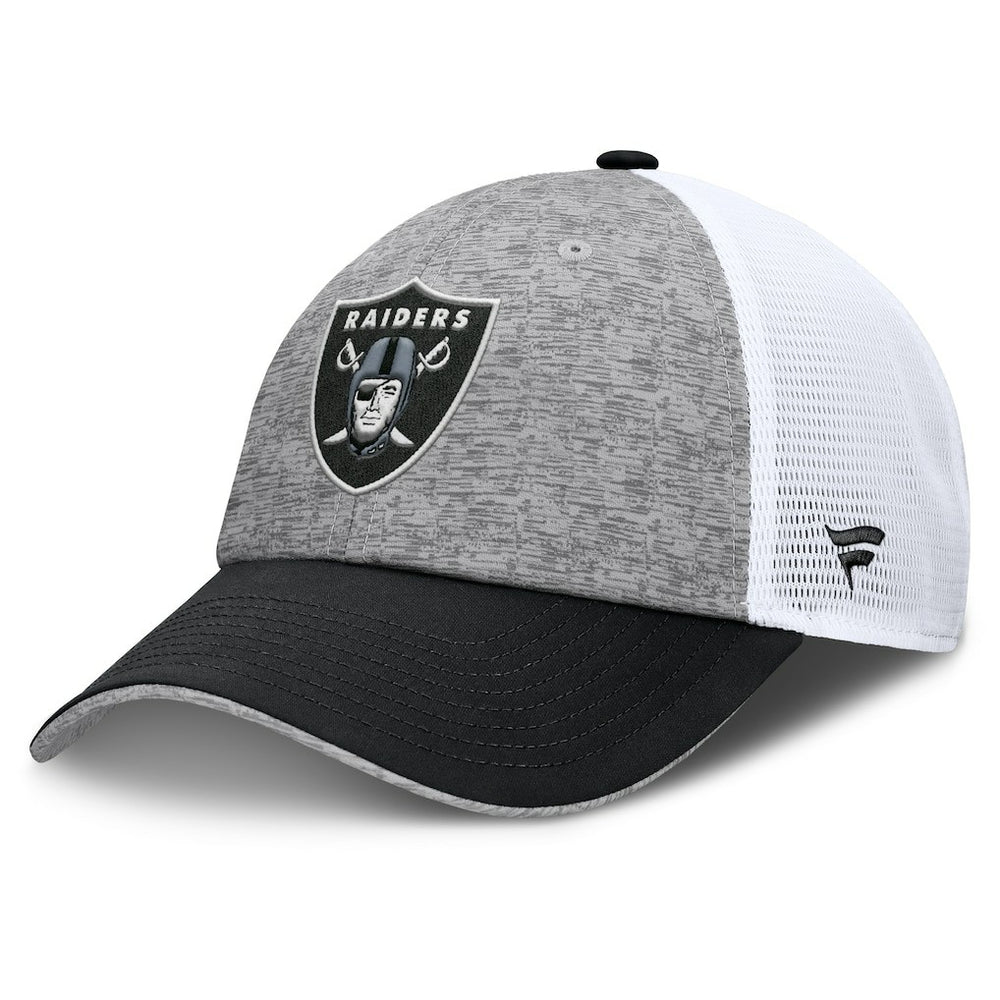 Las Vegas Raiders Option Trucker Adjustable Hat - Gray/Black for sale