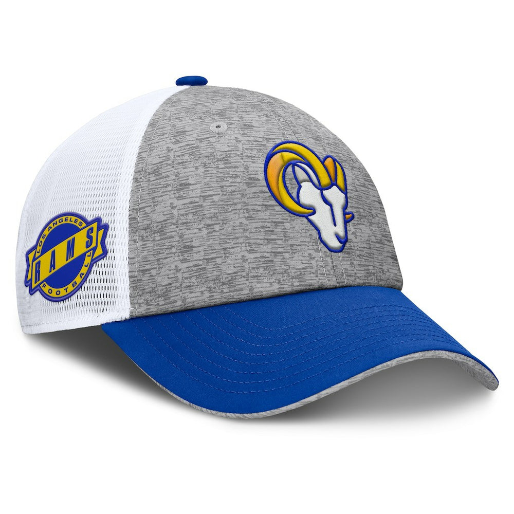 Los Angeles Rams Option Trucker Adjustable Hat - Gray/Royal online