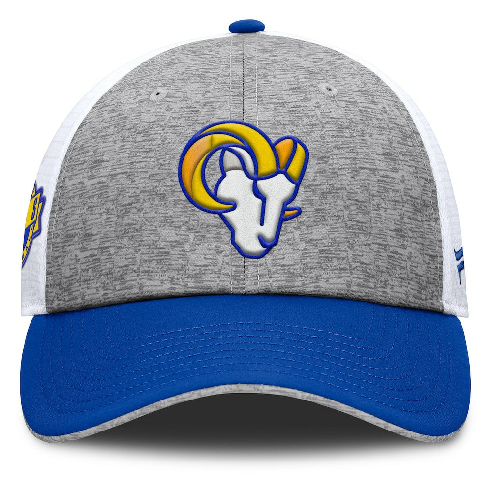 Los Angeles Rams Option Trucker Adjustable Hat - Gray/Royal online