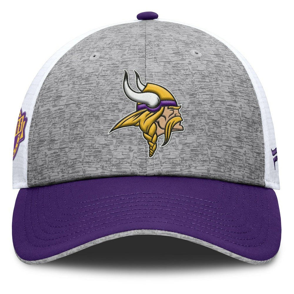 Minnesota Vikings Option Trucker Adjustable Hat - Gray/Purple cheap