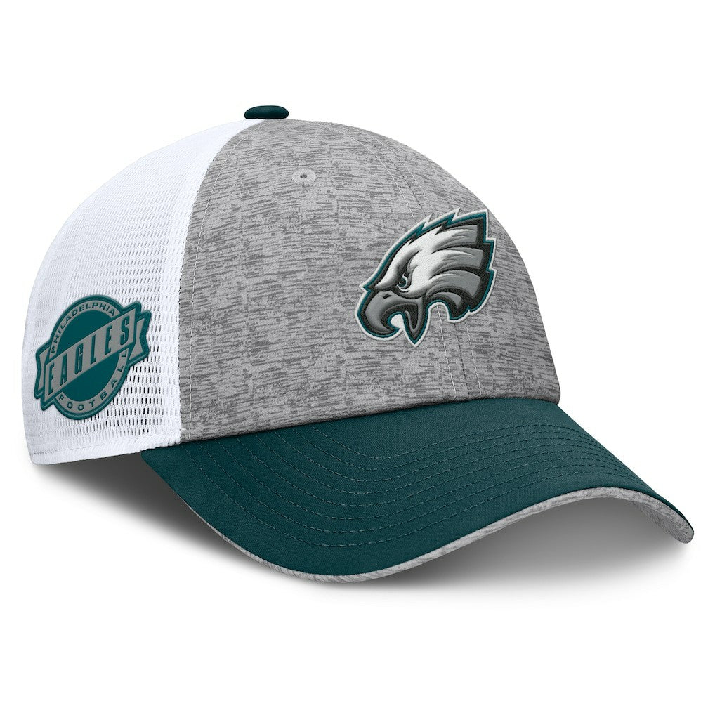 Philadelphia Eagles Option Trucker Adjustable Hat - Gray/Green outlet