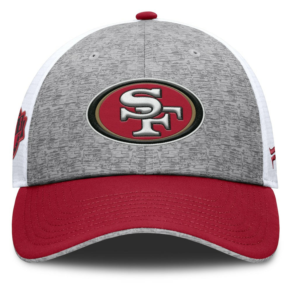 San Francisco 49ers Option Trucker Adjustable Hat - Gray/Scarlet cheap