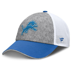 Detroit Lions Option Trucker Adjustable Hat - Gray/Blue for sale