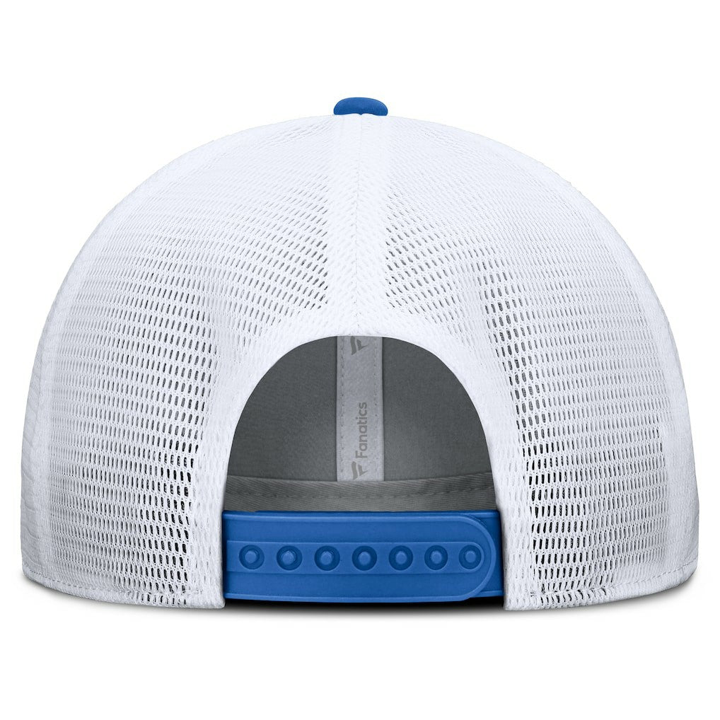 Detroit Lions Option Trucker Adjustable Hat - Gray/Blue for sale