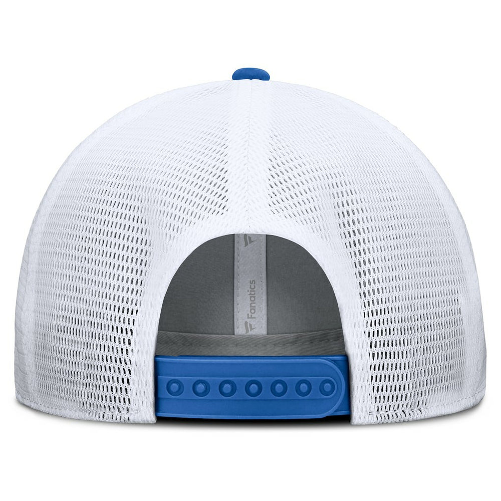 Detroit Lions Option Trucker Adjustable Hat - Gray/Blue for sale