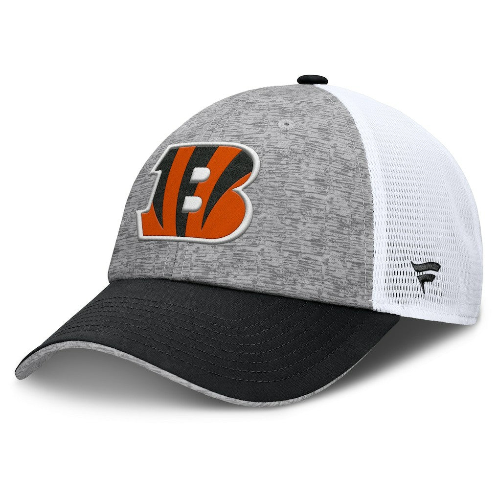 Cincinnati Bengals Option Trucker Adjustable Hat - Gray/Black cheap