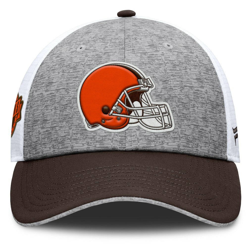 Cleveland Browns Option Trucker Adjustable Hat - Gray/Brown sale