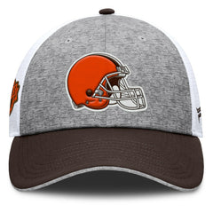 Cleveland Browns Option Trucker Adjustable Hat - Gray/Brown sale