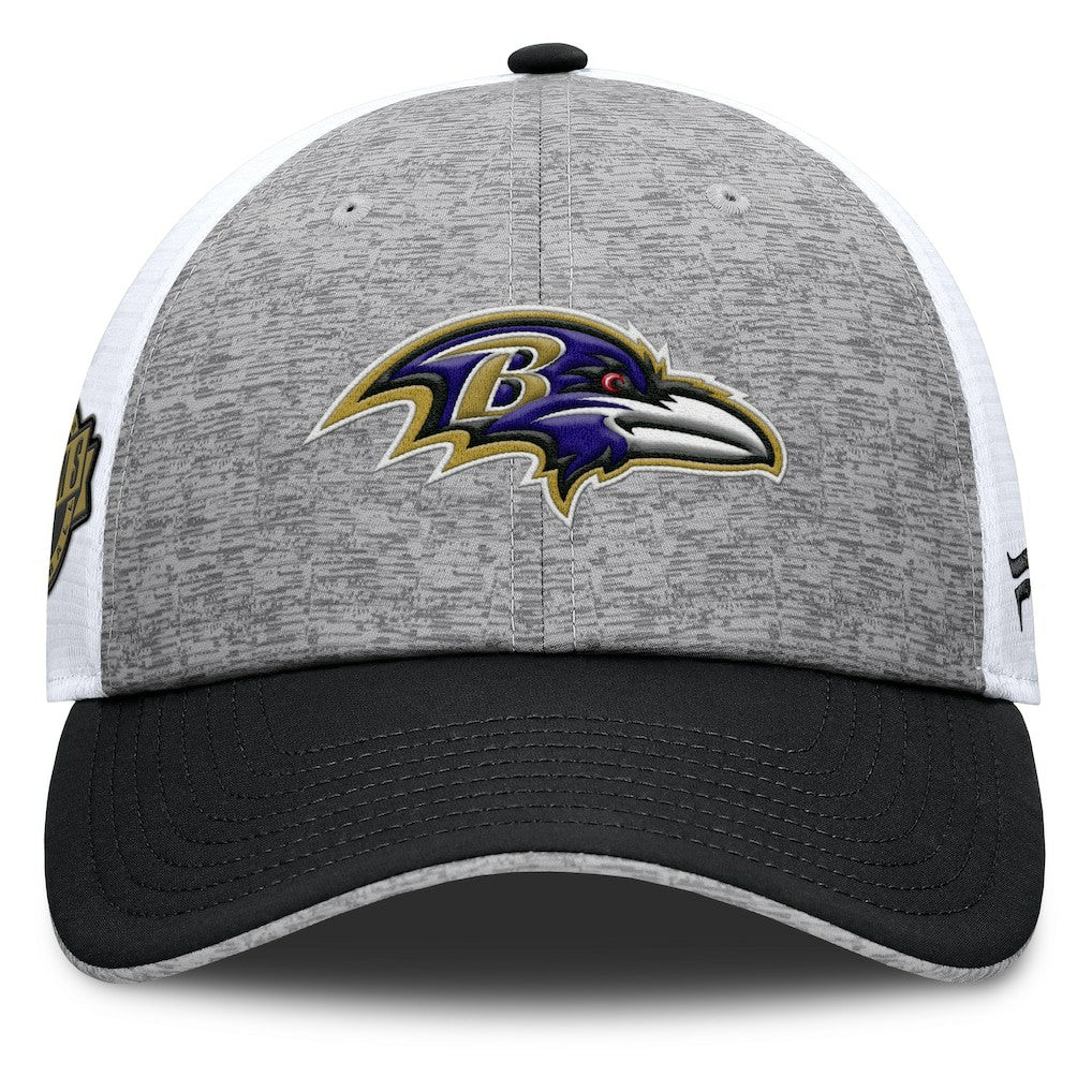 Baltimore Ravens Option Trucker Adjustable Hat - Gray/Black sale