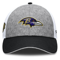 Baltimore Ravens Option Trucker Adjustable Hat - Gray/Black sale