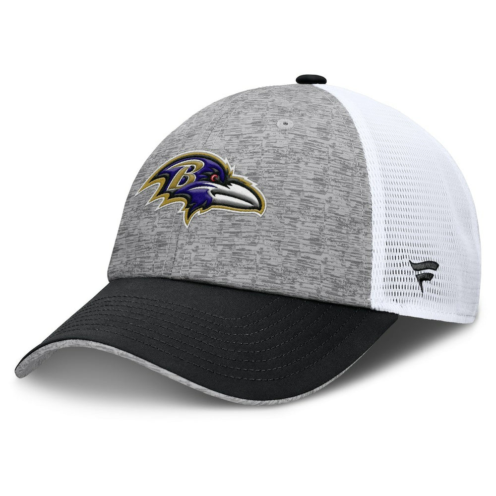 Baltimore Ravens Option Trucker Adjustable Hat - Gray/Black sale
