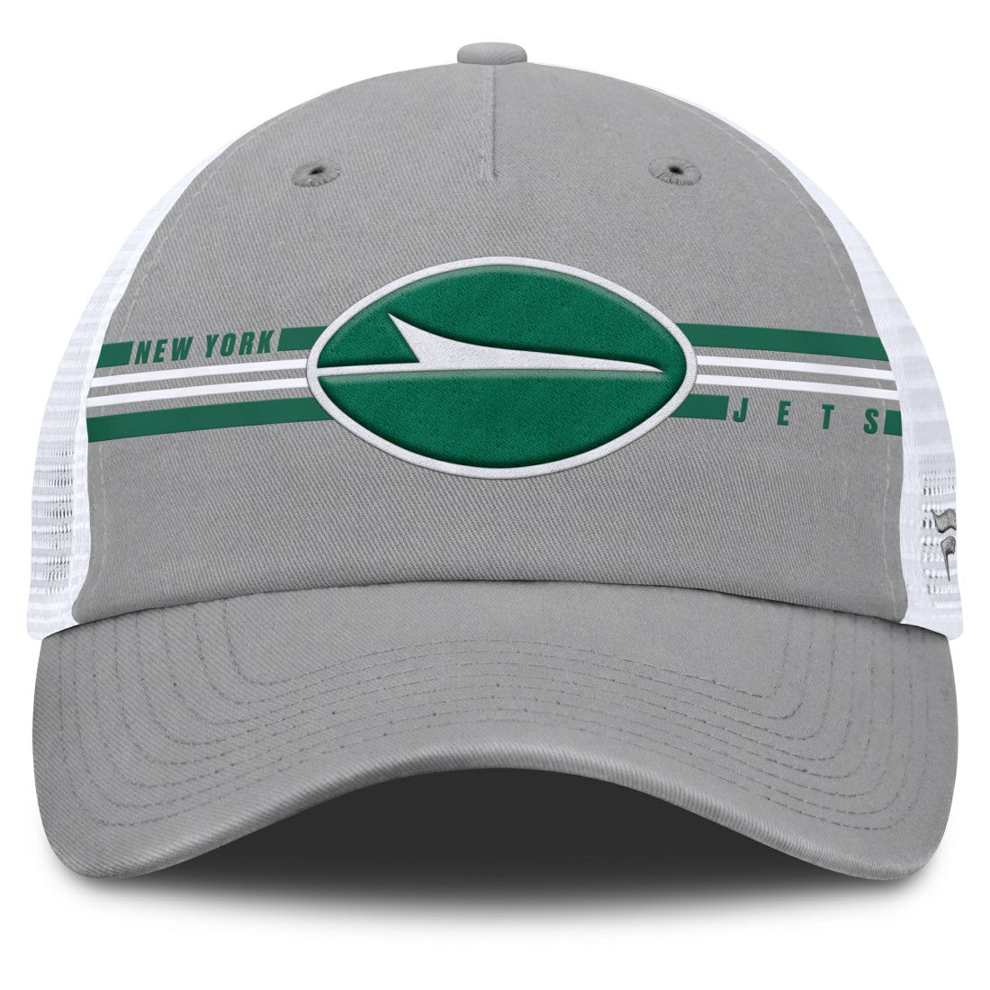New York Jets Singleback Trucker Adjustable Hat - Gray cheap