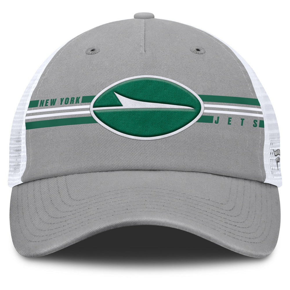 New York Jets Singleback Trucker Adjustable Hat - Gray cheap