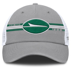 New York Jets Singleback Trucker Adjustable Hat - Gray cheap