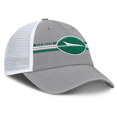 New York Jets Singleback Trucker Adjustable Hat - Gray cheap