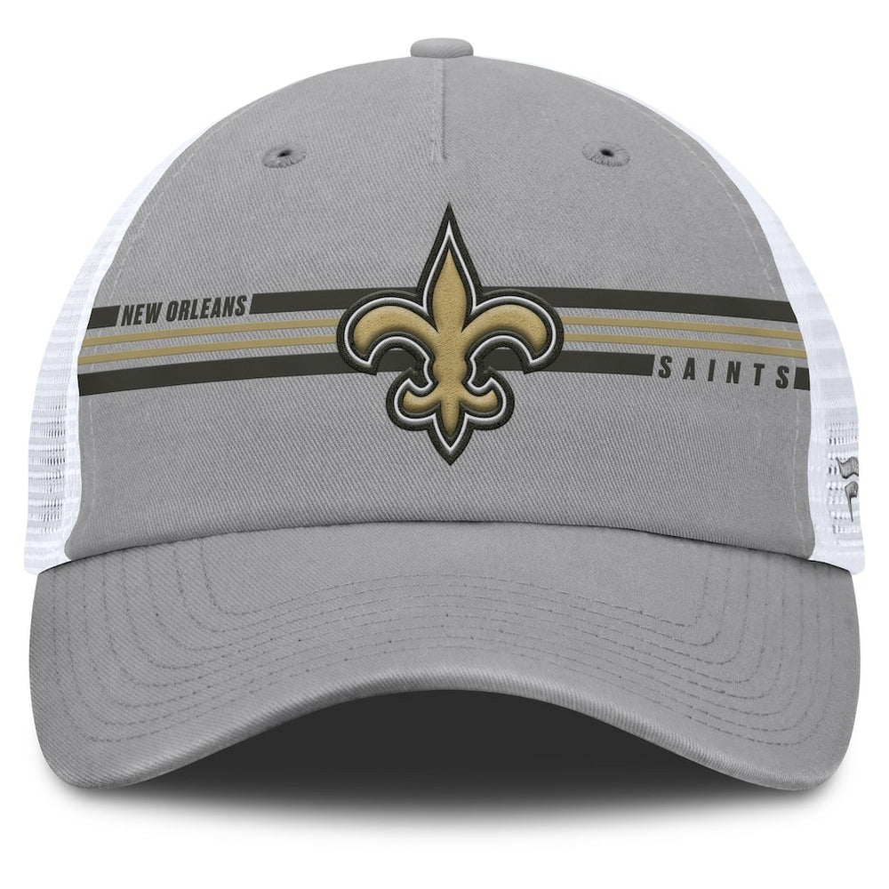 New Orleans Saints Singleback Trucker Adjustable Hat - Gray for sale