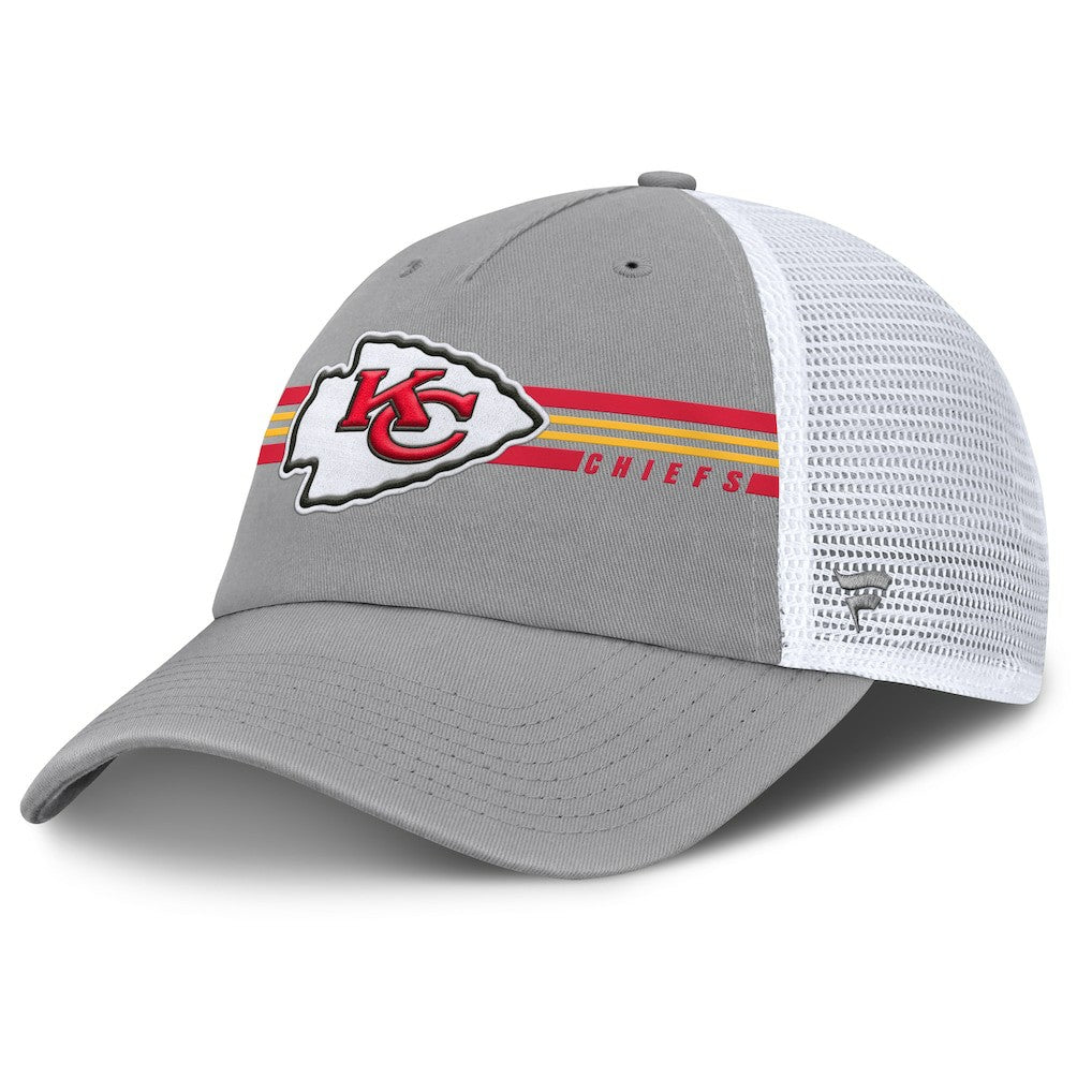 Kansas City Chiefs Singleback Trucker Adjustable Hat - Gray online