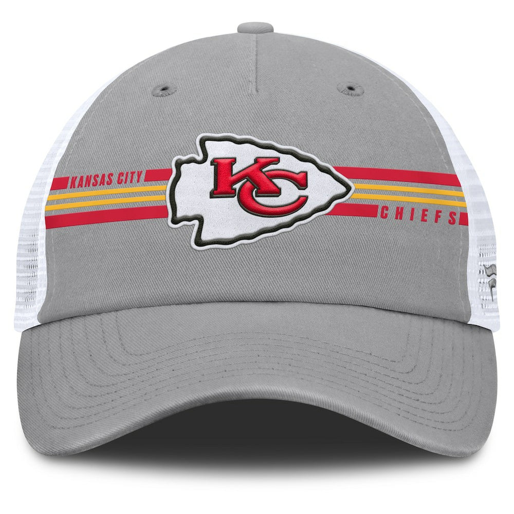 Kansas City Chiefs Singleback Trucker Adjustable Hat - Gray online